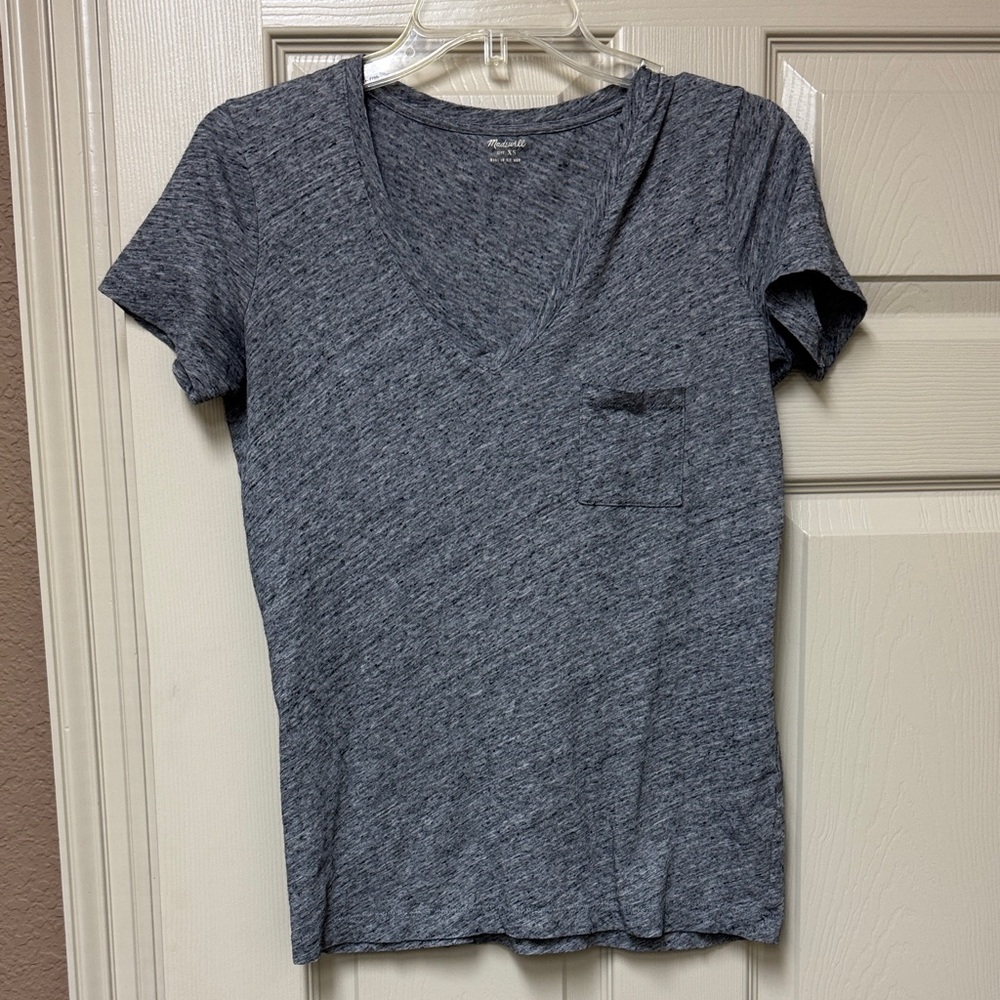 Madewell gray pocket tee